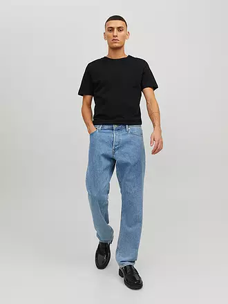 JACK & JONES | T-Shirt Slim Fit "JJEORGANIC" | schwarz